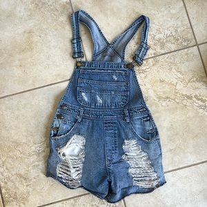 Denim romper!